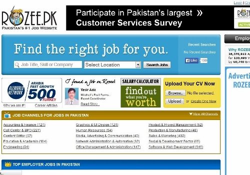 rozee.pk career site