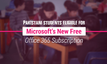 Pakistani Students Eligible for Microsoft’s New Free Office 365 Subscription