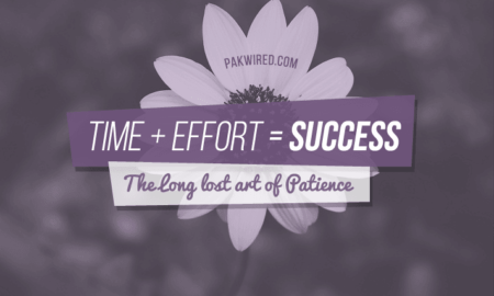 Time + Effort = Success: The Long Lost Art of Patience