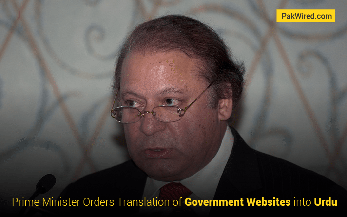 Prime Minister Orders Translation of Government Websites into Urdu
