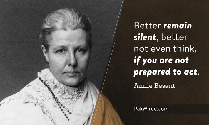 10 Of The Great Annie Besant Quotes
