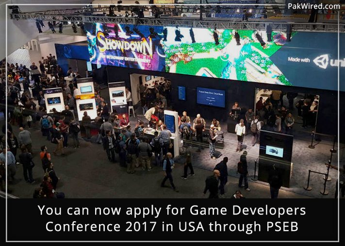 You can now apply for Game Developers Conference 2017 in USA through PSEB